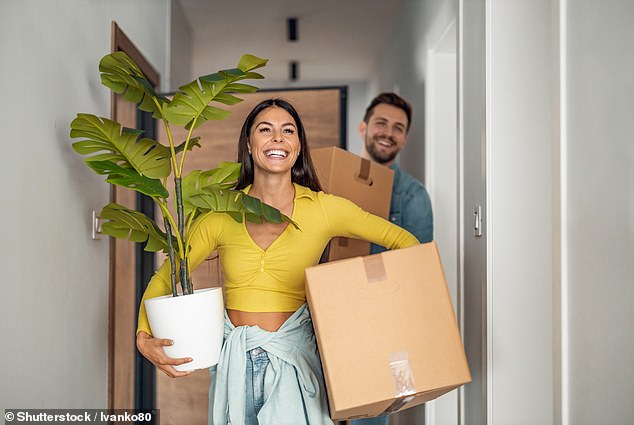 Closing the gap: Many first-time buyers will find that renting is once again becoming more expensive than buying, after the difference became narrower last year