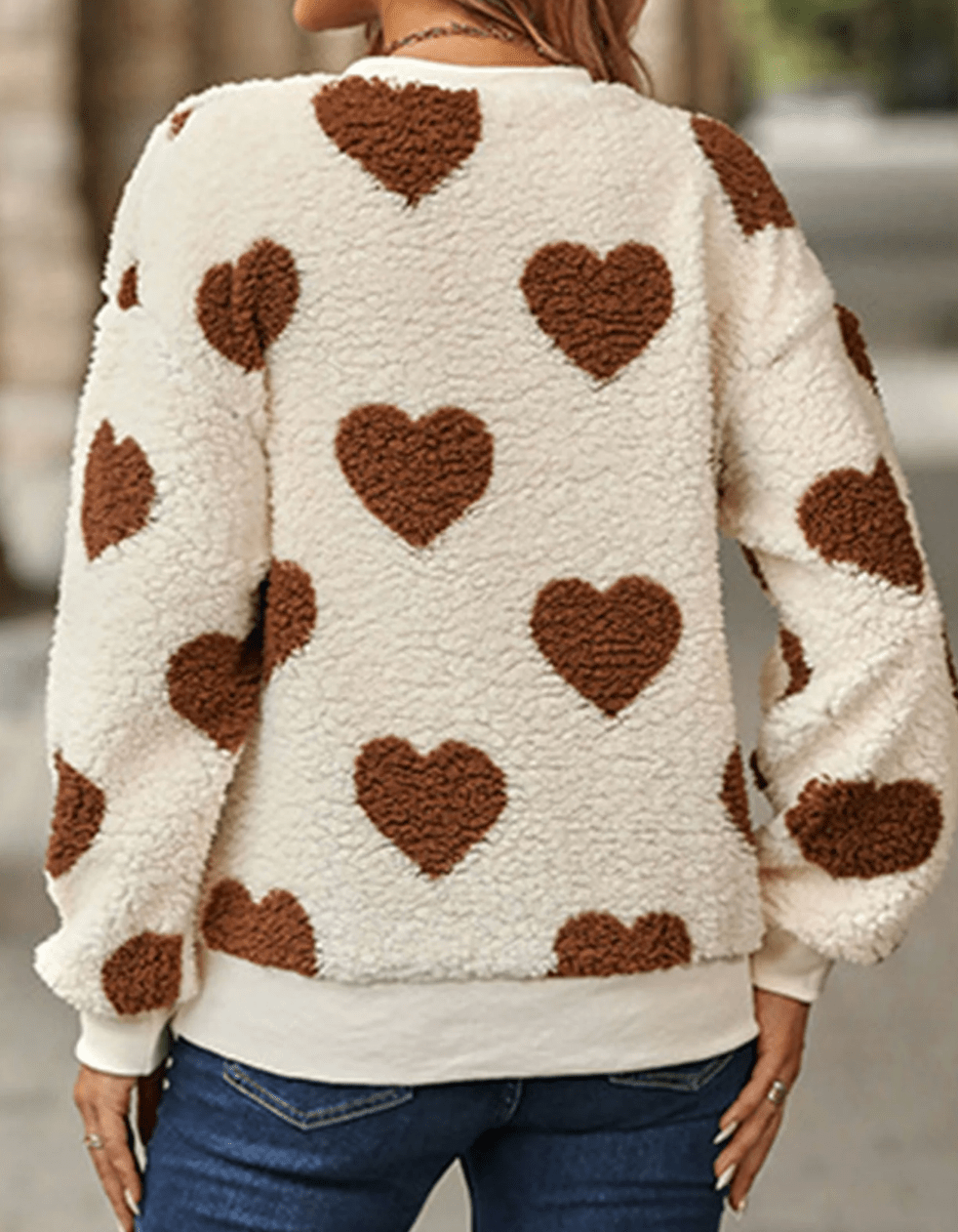 Pullover mit Shermie-Herzmuster