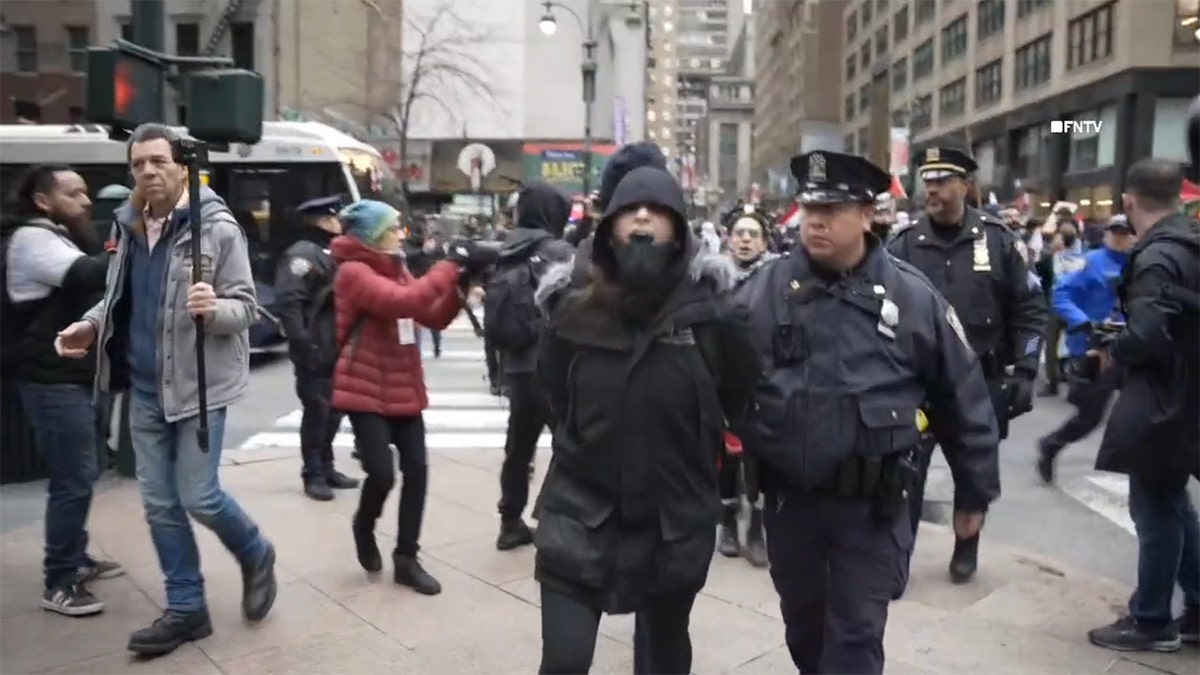 Demonstrant von NYPD festgenommen