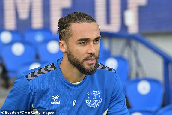 LIVERPOOL, ENGLAND - JANUARY 27: Dominic Calvert-Lewin of Everton before the Emirates FA Cup Fourth Round match between Everton and Luton Town at Goodison Park on January 27, 2024 in Liverpool, England. (Photo by Tony McArdle/Everton FC via Getty Images)