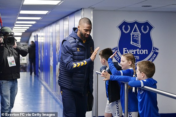 LIVERPOOL, ENGLAND - JANUARY 27: Beto of Everton before the Emirates FA Cup Fourth Round match between Everton and Luton Town at Goodison Park on January 27, 2024 in Liverpool, England. (Photo by Tony McArdle/Everton FC via Getty Images)