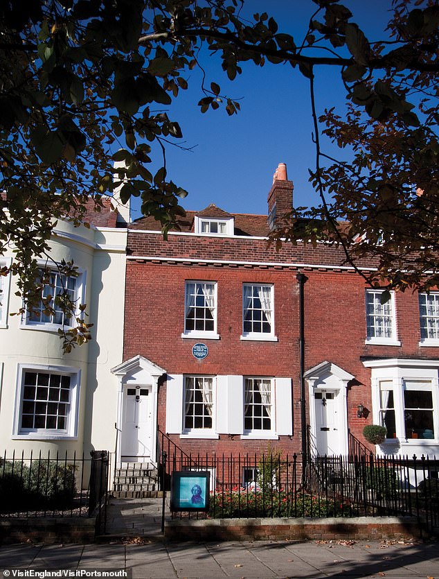 Das Geburtshaus von Charles Dickens in Portsmouth, Hampshire, ist noch heute eine beliebte Touristenattraktion und kann besichtigt werden