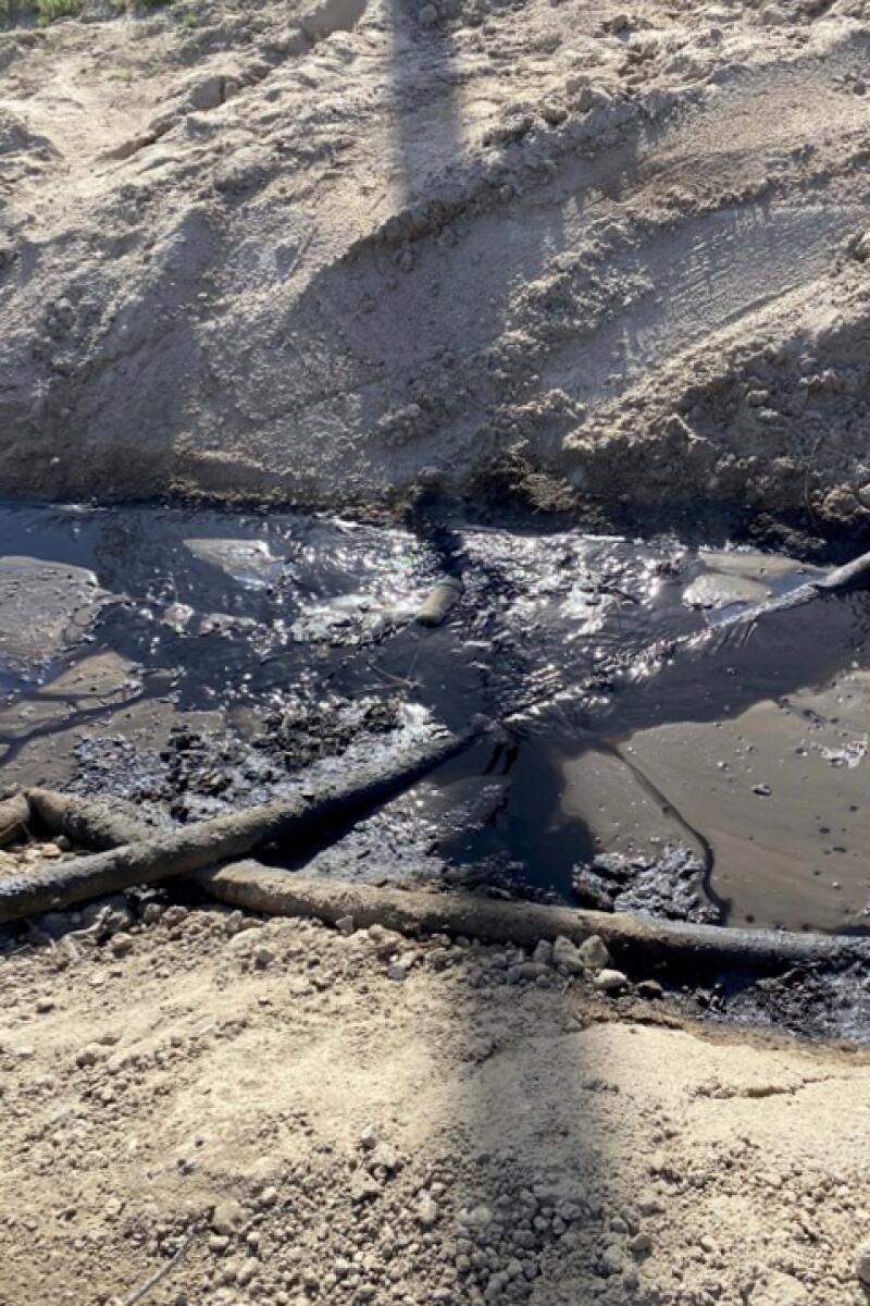 Verunreinigtes Wasser ist aus der Chiquita-Canyon-Deponie in Castaic ausgesickert.
