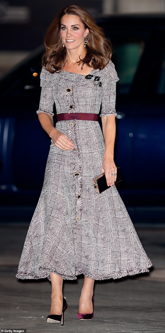 Die Prinzessin von Wales trug ein Kleid von Erdem, als sie an der Eröffnung des V&A Photography Centre im Oktober 2018 teilnahm