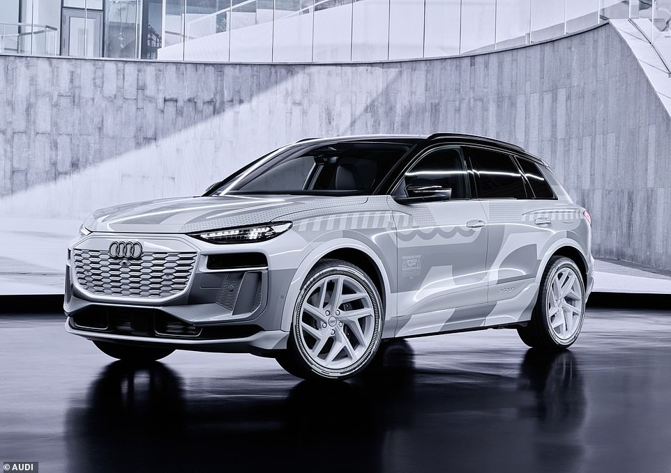 Audi's new Q6 e-tron offer is set to offer class-leading range on a single charge and a set of tail lights that can communicate with other motorists, apparently...