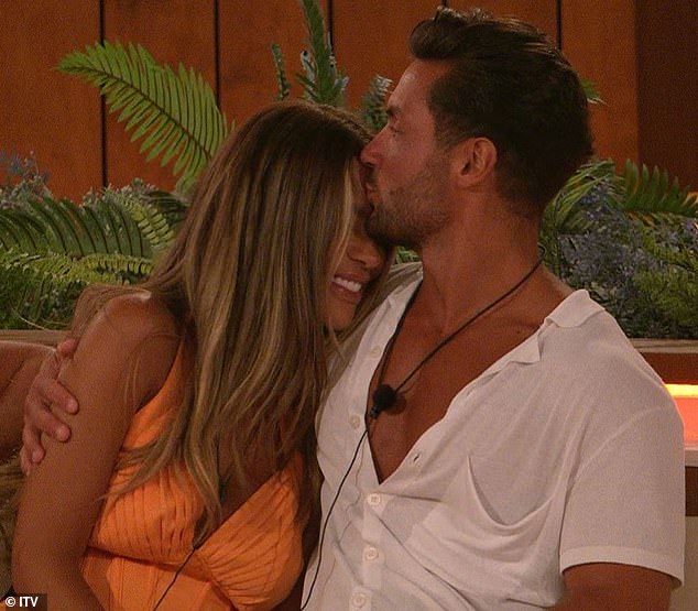 The couple have had a turbulent 18-month relationship since they first met in the Love Island villa in 2022 after winning the show together (pictured in 2022 on Love Island)