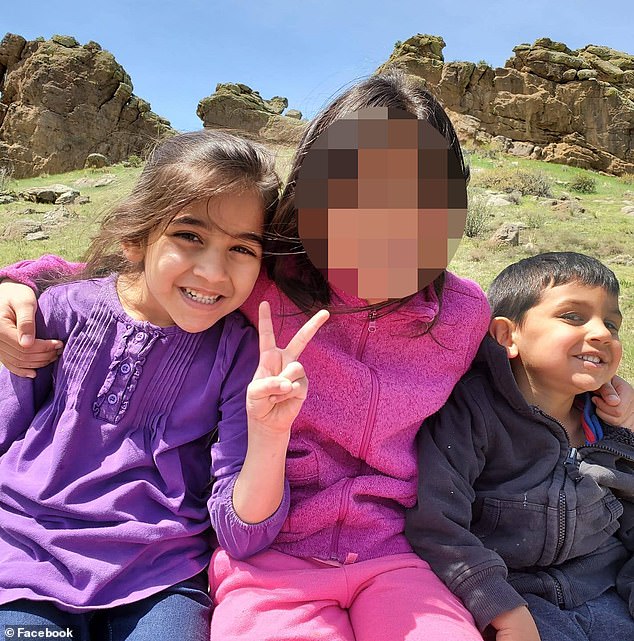 Am Sonntag veröffentlichte Wentz Fotos seiner beiden Kinder und ihrer Namen: Tochter Elianna „Elie“ Wentz (Bild links), 9, und Aden Wentz (Bild rechts), 7