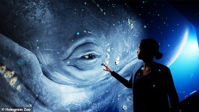 Bruce Dell, CEO von Axiom Entertainment und Erfinder des Hologram Zoos, sagte: „Der größte Vorteil von Hologrammen liegt meiner Meinung nach darin, dass sie Spaß machen – wenn ein riesiger Wal an einem vorbeischwimmt, verfallen alle in Ehrfurcht.“