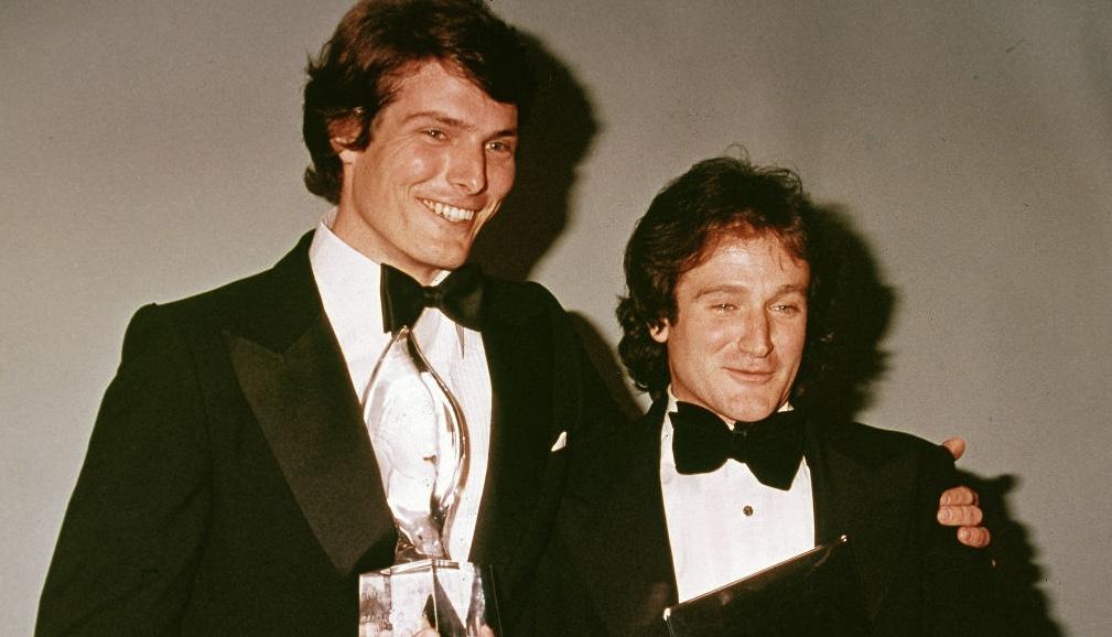 Christopher Reeve und Robin Williams im Jahr 1979
