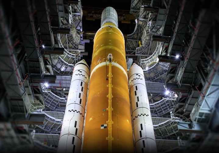 Die SLS-Rakete der nächsten Generation der NASA.