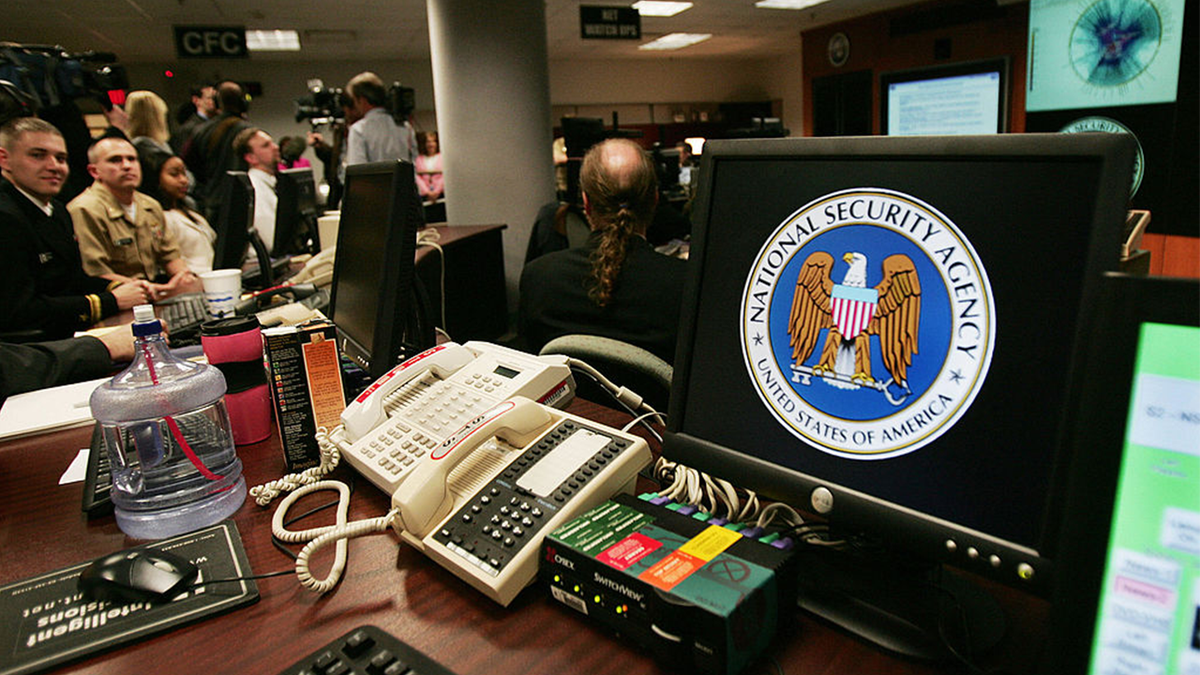 NSA-Logo auf dem Computer