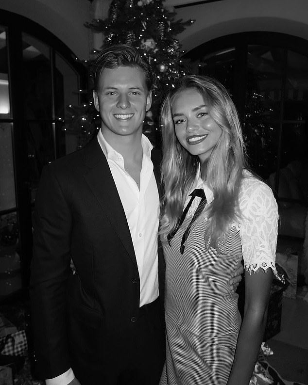Mick Schumacher, 24, abgebildet mit seiner dänischen Model-Freundin Laila Hasanovic, 23,