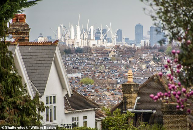 Struggling market? While large parts of the country have seen average prices rise signficantly in recent years, large swathes of London have experienced the opposite