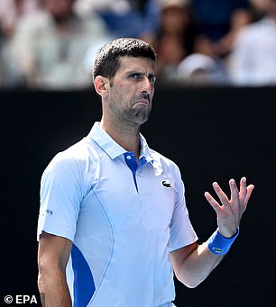 Novak Djokovic wirkte in seinem Halbfinale gegen Jannik Sinner wie ein Mann ohne Antworten