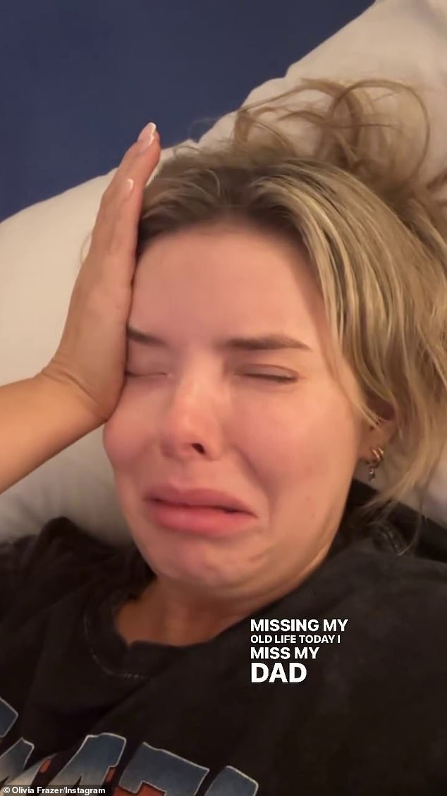 Olivia Frazer (im Bild) ist in Tränen ausgebrochen, nachdem sie einer Flut von Beschimpfungen im Internet ausgesetzt war