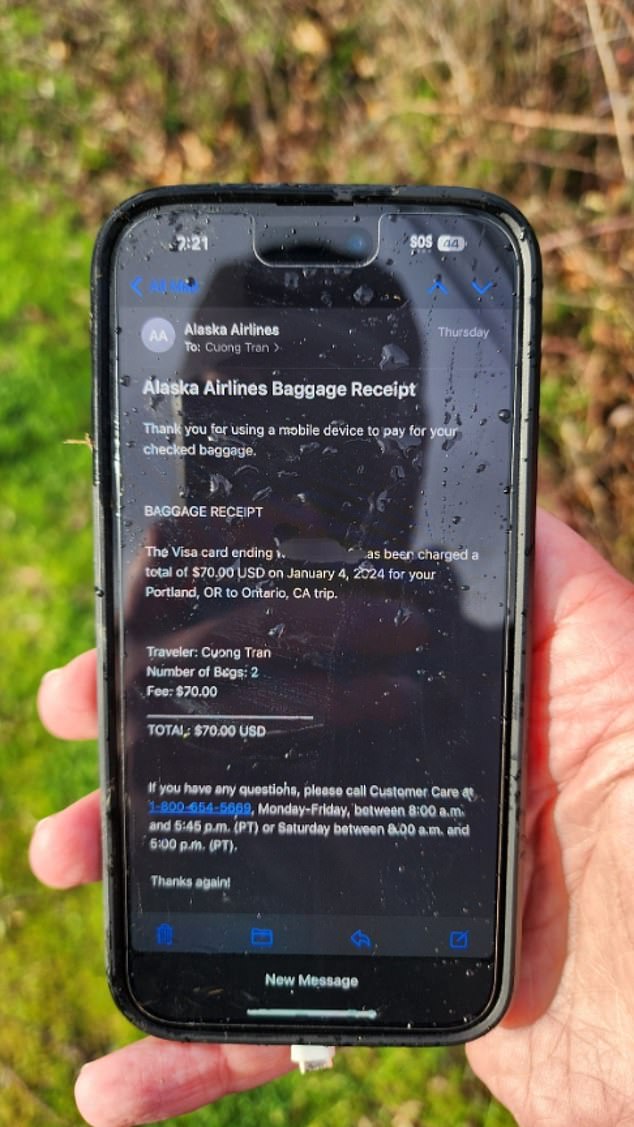 Ein Apple iPhone überlebte einen Absturz aus 16.000 Fuß Höhe vom Alaska-Airlines-Flug 1282