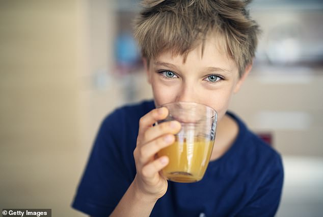 The NHS recommends parents who do give children fruit juice should limit them to one small 150ml glass a day, drunk with a meal to reduce the impact on their teeth