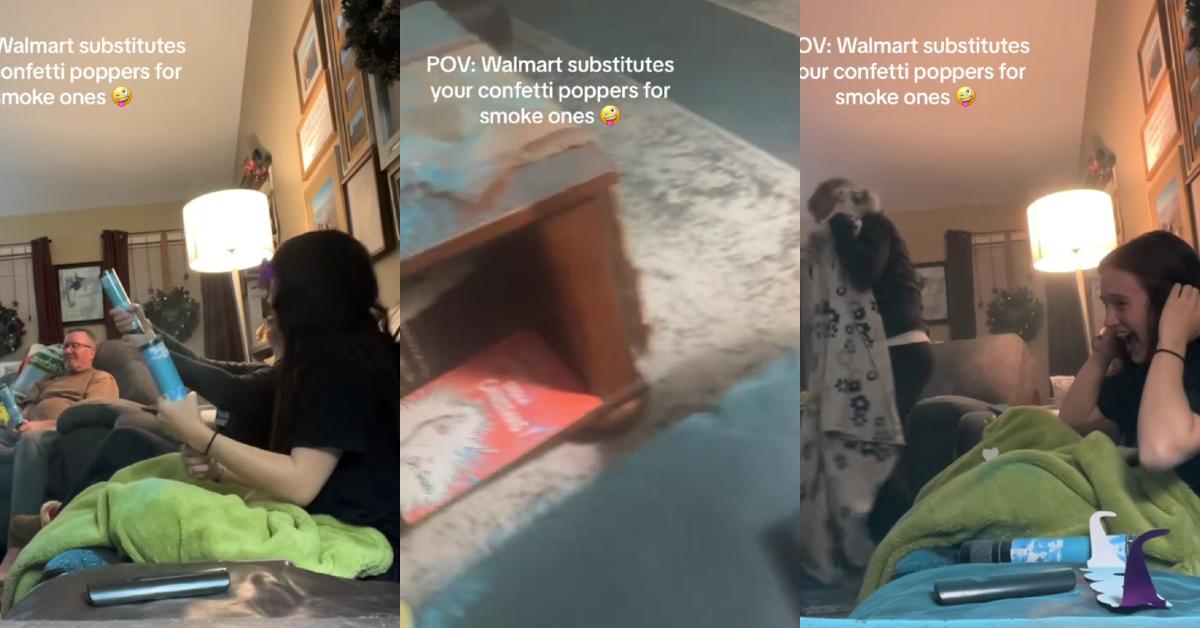 Walmart-Kunde verwechselt Smoke Popper mit Konfetti