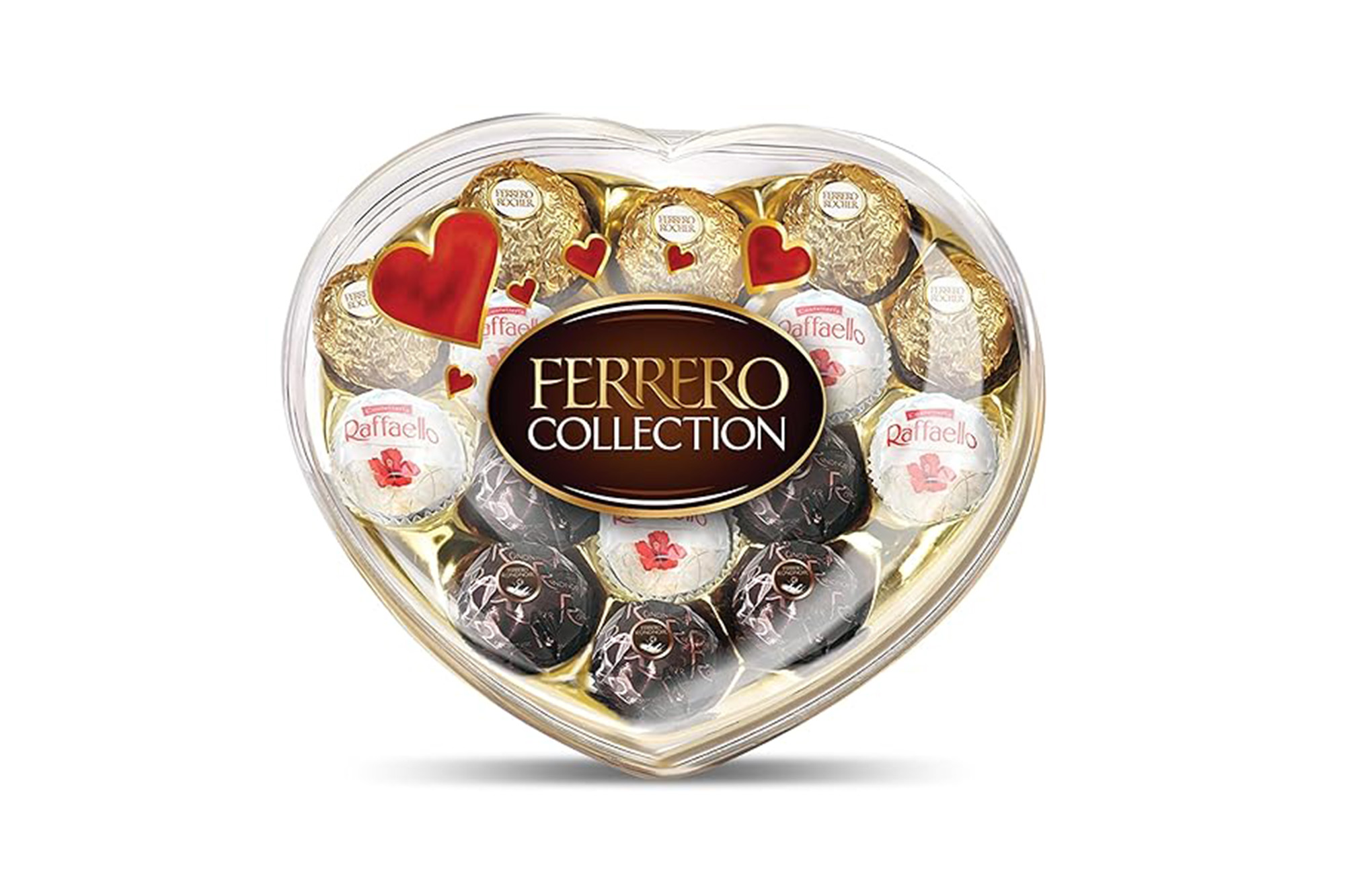 Eine herzförmige Schachtel von Ferrero Rocher