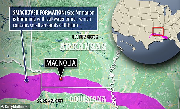 Die Studenten untersuchten geplante Minen in Arkansas und stellten fest, dass Unternehmen auch mineralhaltiges Wasser aus trockeneren Regionen des Südstaates nutzen möchten