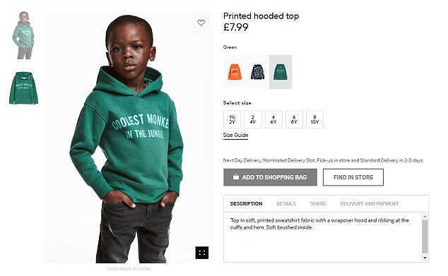 In 2018, the High Street giant came under five for advertising a children's jumper which shoppers labelled 'racist'