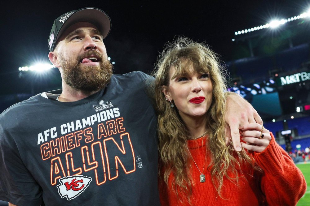 Erin Andrews liebt es, wie Taylor Swift beim Spiel der Chiefs ihre 45er-Halskette trug