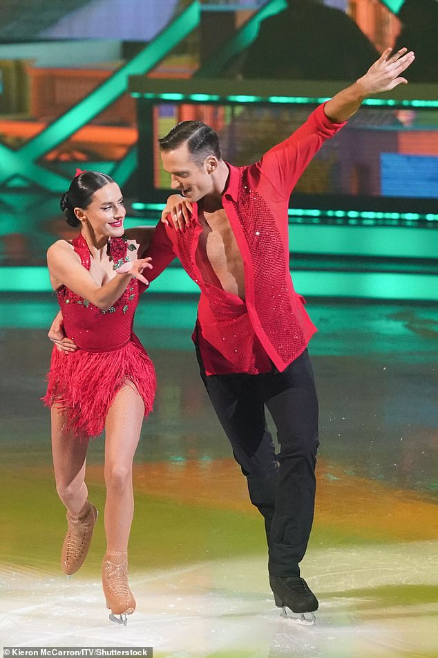 Fourth was Amber Davies who took whipped the highest series score from Miles as she and Simon Proulx-Sénécal earned a whopping 34 points for their Cha-Cha
