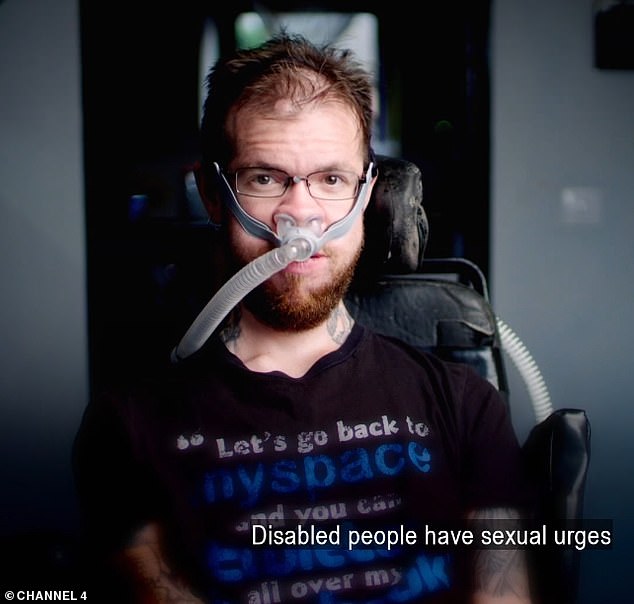 The disability awareness ambassador also explained that 'disabled people have sexual urges' like everyone else and that 'it' worked 'fine'