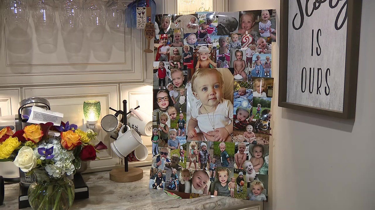 Eine Collage aus Babyfotos von Benny Petransky