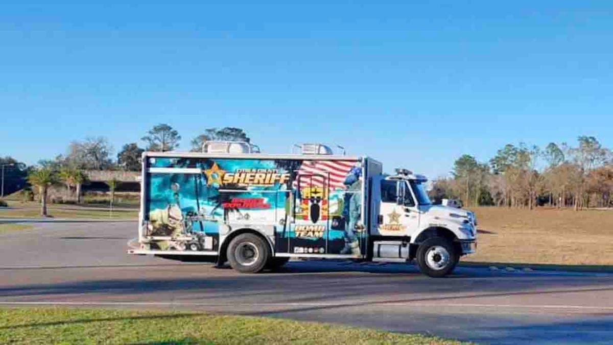 Bombenteam-Truck des Sheriffs von Citrus County