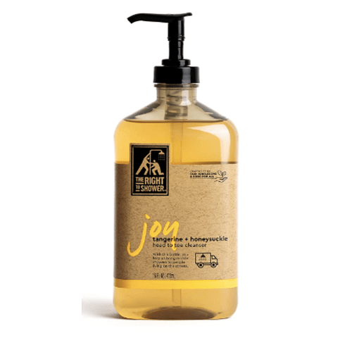The Right to Shower Joy Tangerine + Honeysuckle Head to Toe Cleanser