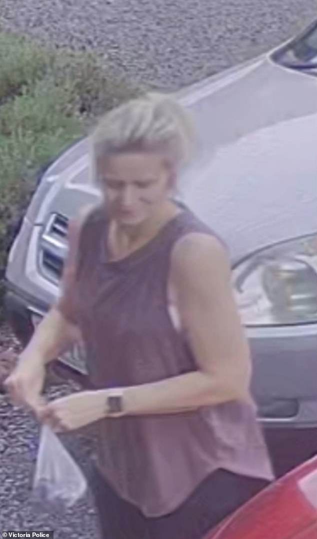 Samantha Murphy, 51, (im Bild) verschwand, als sie um 7.30 Uhr morgens zum Joggen im Schönheitsort Woowookarung Regional Park in der Nähe von Ballarat, Victoria, unterwegs war
