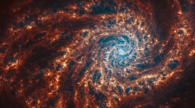 Webb-Spiralgalaxie NGC 4254
