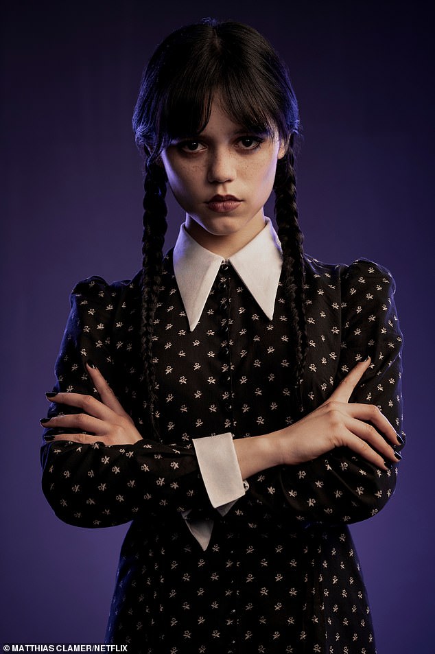 Jenna wirkte viel kindlicher, als sie die Rolle von Wednesday Addams in der erfolgreichen Netflix-Serie Wednesday übernahm