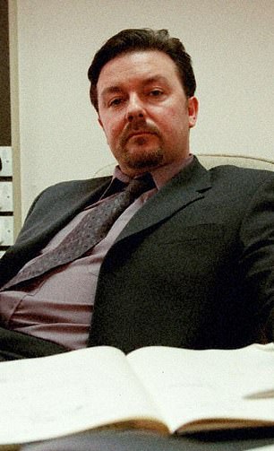 Ricky Gervais, 62, who played David Brent in the series (pictured), often puts on dapper displays when attending award ceremonies in LA