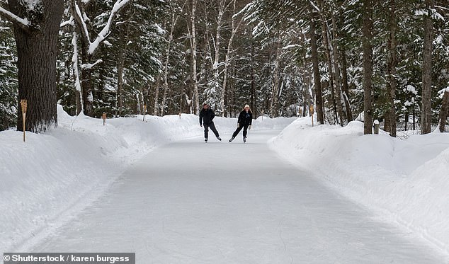 Der Arrowhead Provincial Park verwandelt sich in den kälteren Monaten in ein Winterparadies
