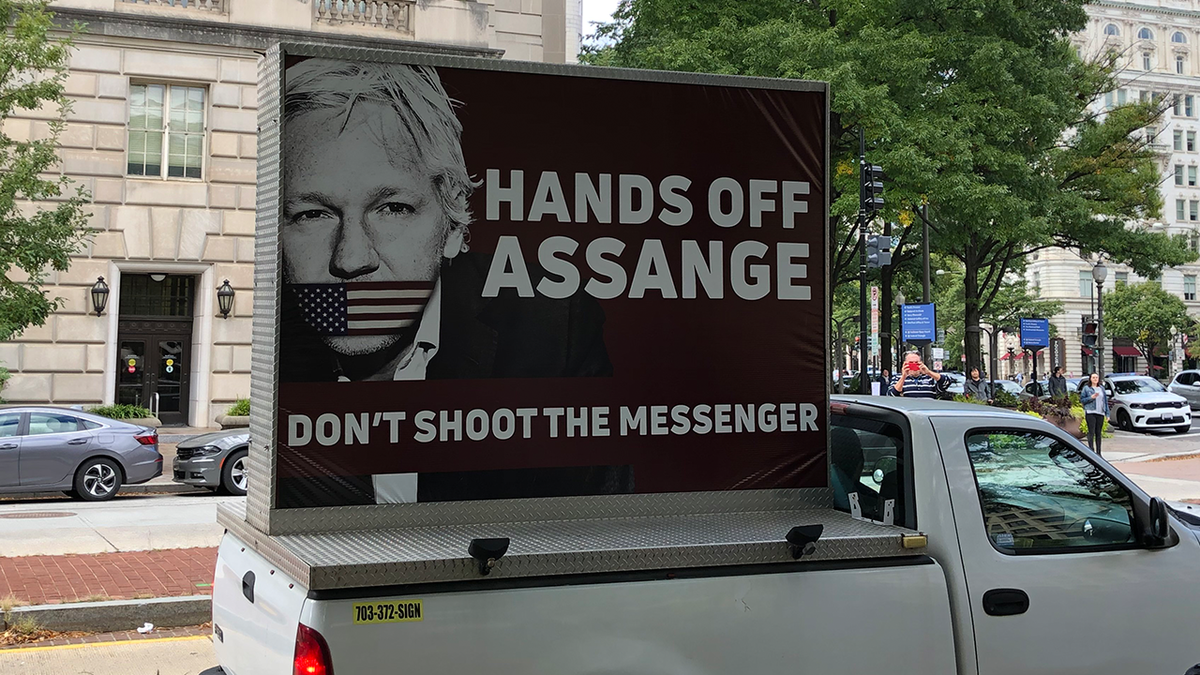 Julian Assange-Zeichen