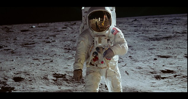 Apollo 11 (2019) portrays the 1969 Apollo 11 mission, the first spaceflight from which men walked on the Moon