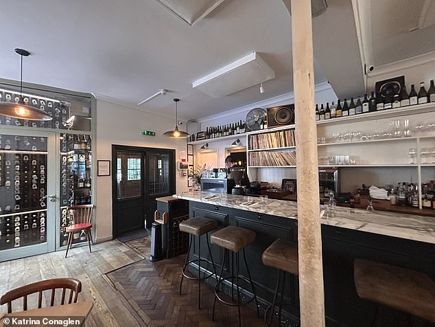 'With hardwood floors, smoky jazz, and natural light, Leroy (above) has easy confidence, like George Clooney,' writes Katrina, who adds: 'It's a restaurant so aware of its assets it doesn¿t have to brag about them'