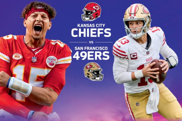 Super Bowl LVIII 49ers vs. Chiefs aus dem offiziellen Programm