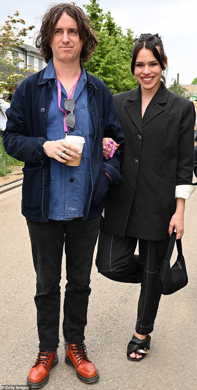 Johnny and Billie (pictured L-R) attend the 2023 Chelsea Flower Show together in May 2023 in London