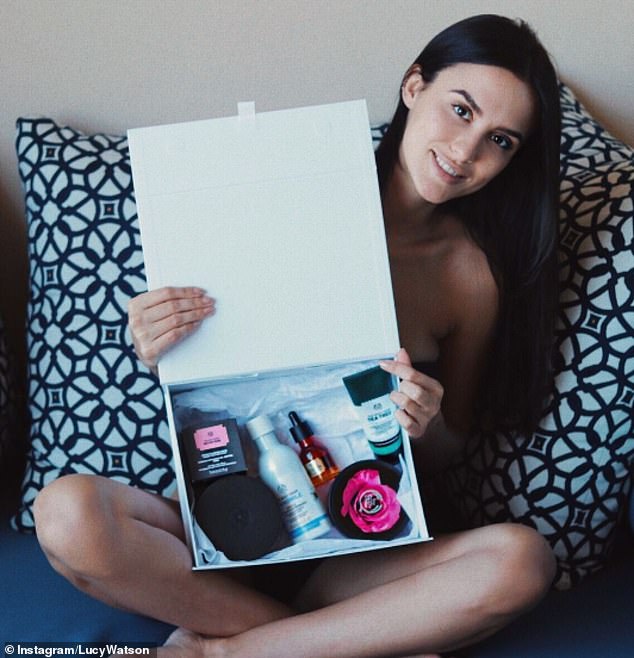 Made in Chelsea star and influencer Lucy Watson (pictured) partnered with the brand in 2018 in support of the #ForeverAgainstAnimalTesting campaign