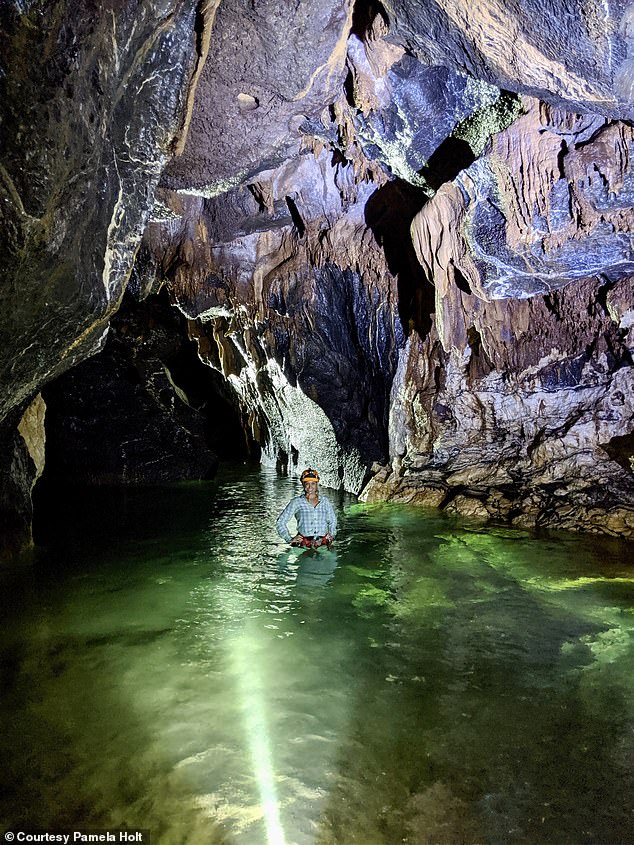 Pamela once traveled for a half-day underground in exploring Vietnam's Hang Va cave, an offshoot of the world's largest natural limestone cave, Son Doong