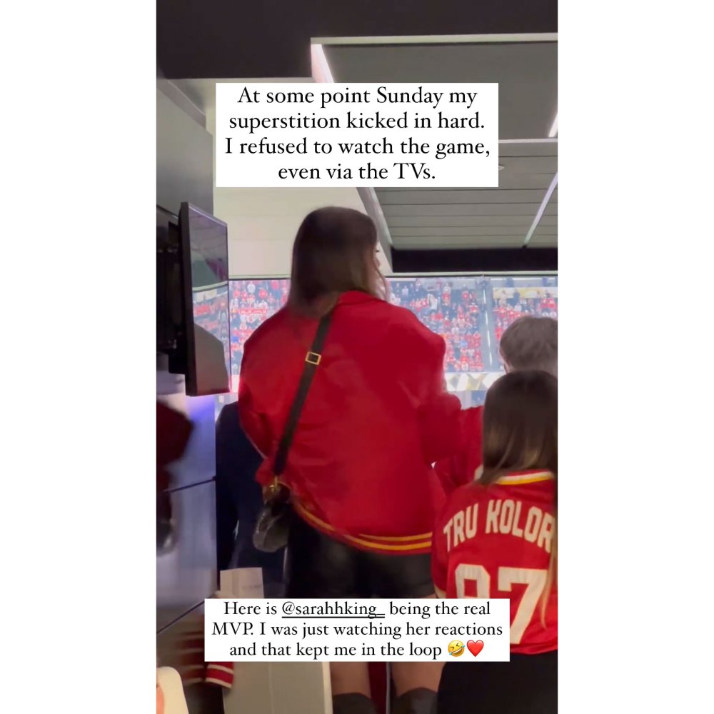 Kylie Kelce erklärt, warum sie den Super Bowl nicht von der Suite aus auf Instagram sehen konnte