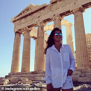 Alessandra besuchte Athen im Jahr 2014