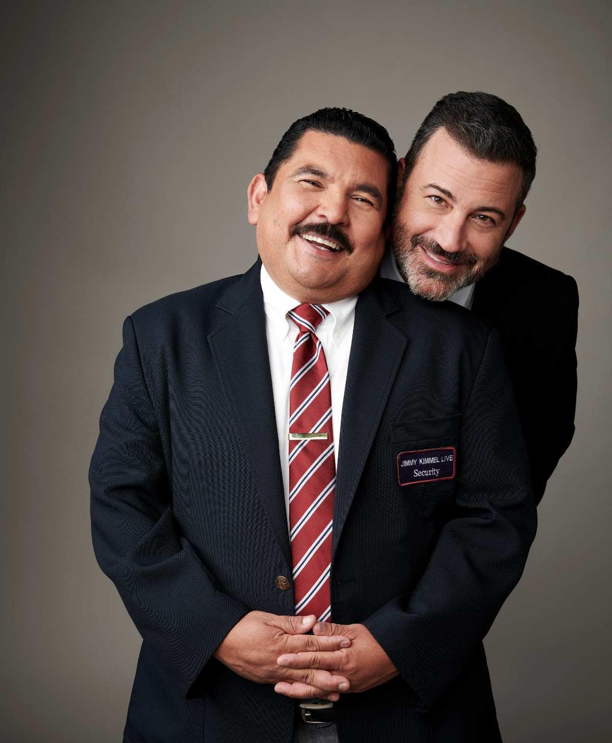 Guillermo Rodriguez und Jimmy Kimmel