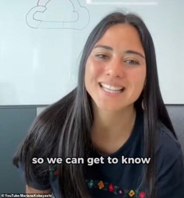 Mariana wurde zuvor von Google abgelehnt, also entwickelte sie das Video, um sich von der Masse abzuheben