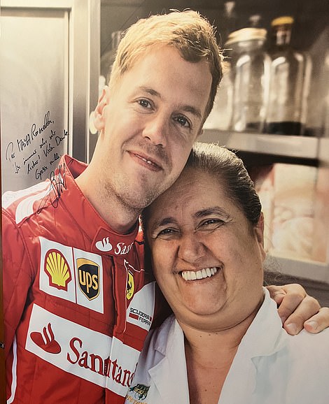 Vettel wurde Rossella von Michael Schumacher vorgestellt