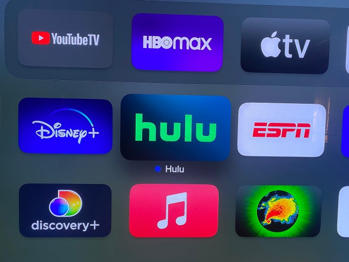 App-Symbole für Disney+, Hulu und ESPN.