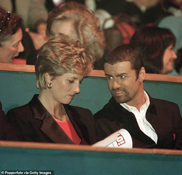 Diana und George bei A Concert of Hope im folgenden Jahr